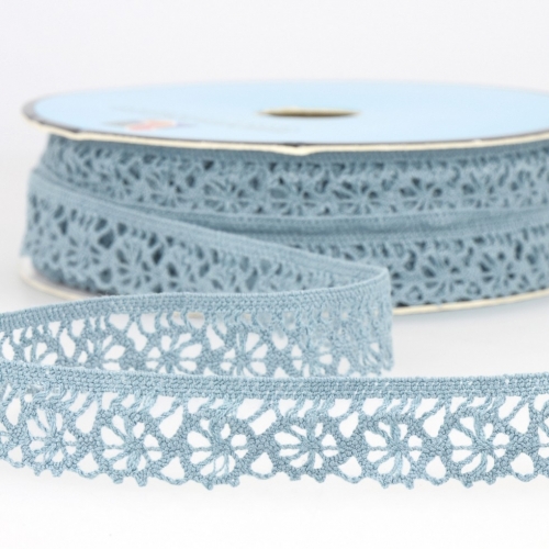 Stephanoise Coloured Lace Trim Lavender Blue