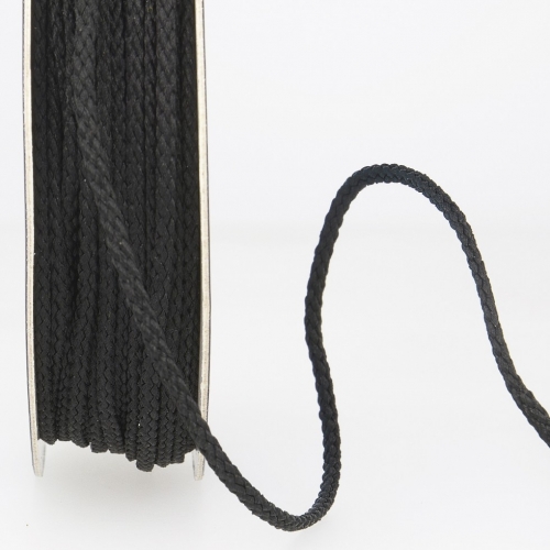 Stephanoise Round Polyester Cord Black