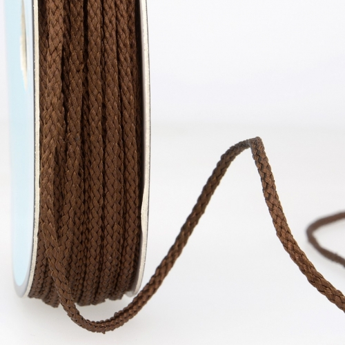 Stephanoise Round Polyester Cord Coffee Brown