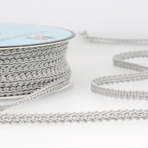 Stephanoise Gimp Braid Trim Light Grey