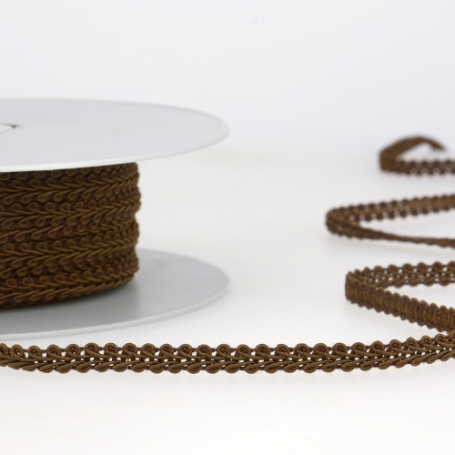 Stephanoise Gimp Braid Trim Coffee Brown