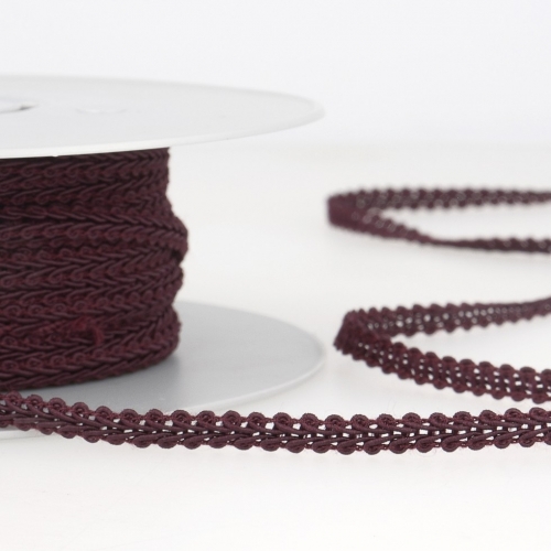Stephanoise Gimp Braid Trim Dark Wine