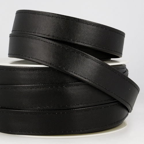 Stephanoise Faux Leather Webbing Black