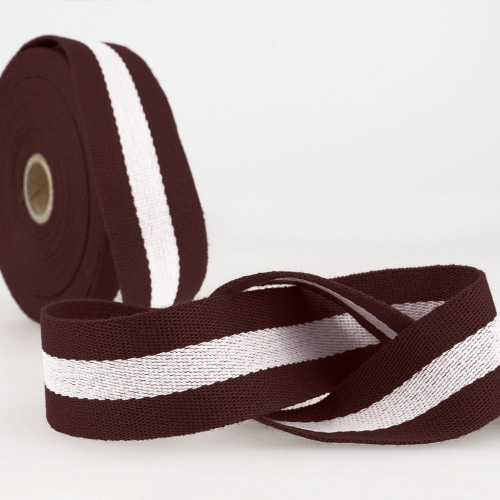 Stephanoise Polyester Webbing Dark Brown