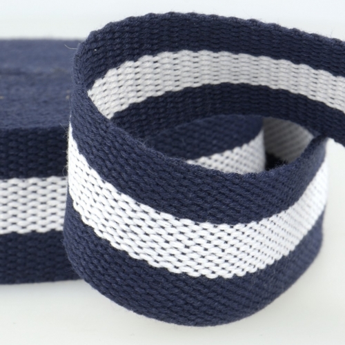 Stephanoise Two Tone Strap Webbing Blue White