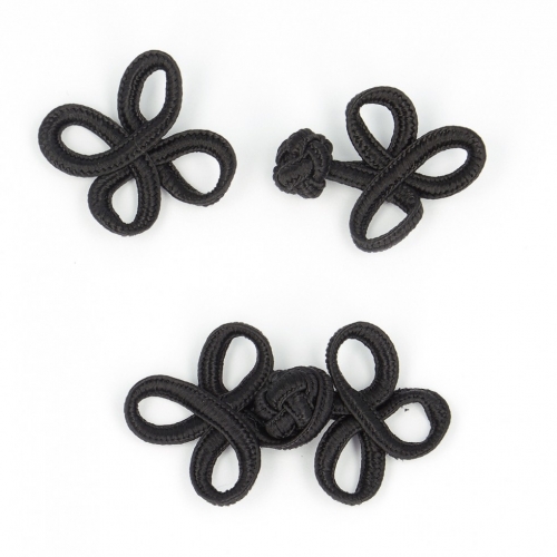 Stephanoise Frog Fasteners Black