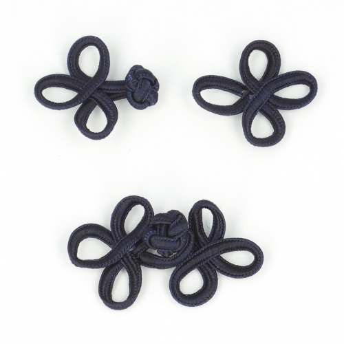 Stephanoise Frog Fasteners Navy Blue