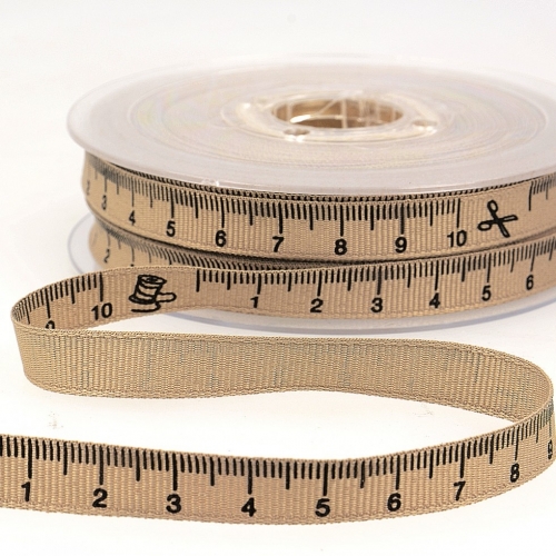 Stephanoise Tape Measure Ribbon Beige
