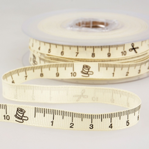 Stephanoise Tape Measure Ribbon Ivory