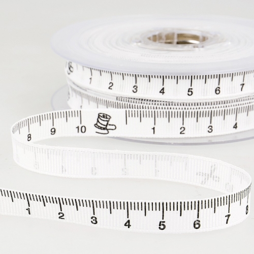 Stephanoise Tape Measure Ribbon White