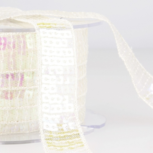 Stephanoise Sequin Trim Light Pink