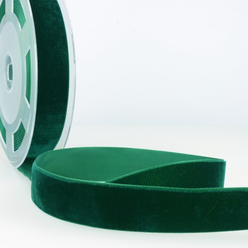 Stephanoise Velvet Ribbon Bottle Green