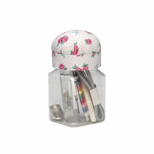 Hobby and Gift Pincushion Lid Sewing Kit