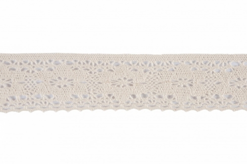 Cotton Lace Trim Cream