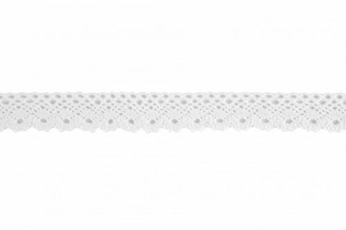 Cotton Lace Trim White