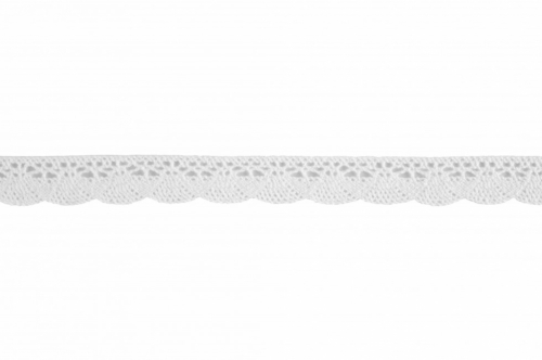 Cotton Lace Trim White