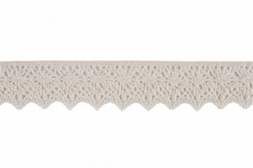 Cotton Lace Trim Cream