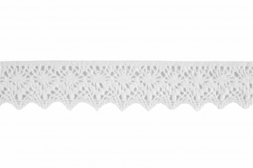 Cotton Lace Trim White