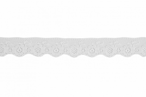 Nylon Lace Trim White