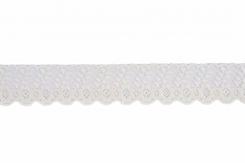 Nylon Lace Trim Cream