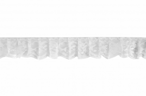 Nylon Lace Trim White