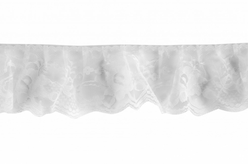 Nylon Lace Trim White