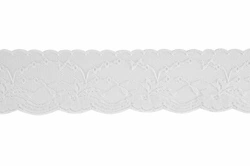 Nylon Lace Trim White