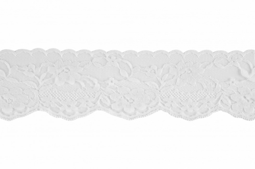 Nylon Lace Trim White