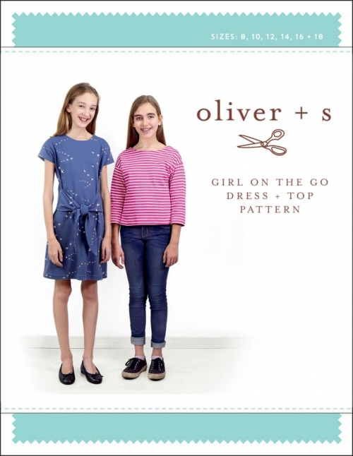 Oliver + S Paper Sewing Pattern Girl on the Go Dress & Top