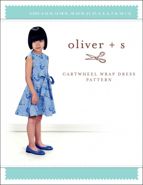 Oliver + S Paper Sewing Pattern Cartwheel Wrap Dress