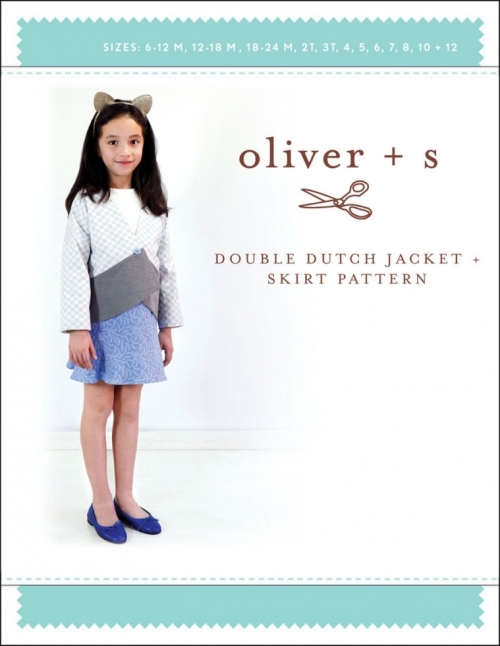 Oliver + S Paper Sewing Pattern Double Dutch Jacket & Skirt