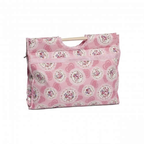 Hobby and Gift Sewing Craft Storage Bag Pink