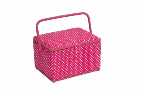 Hobby and Gift Large Sewing Craft Box Pink