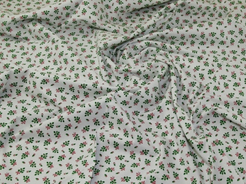 John Louden 100% Cotton Fabric White