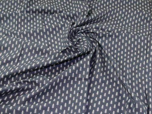 John Louden 100% Cotton Fabric Grey