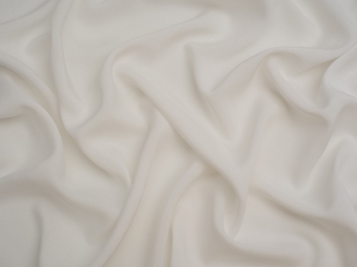 Minerva Core Range Viscose Challis Fabric Ivory