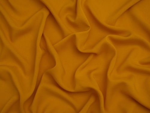 Minerva Core Range Viscose Challis Fabric Mustard
