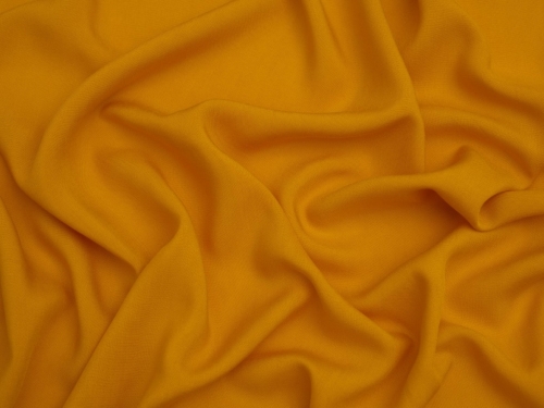Minerva Core Range Viscose Challis Fabric Ochre