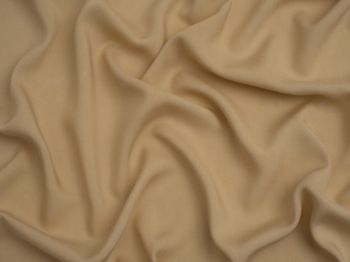 Minerva Core Range Viscose Challis Fabric Tan
