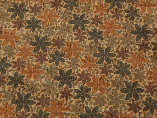 Deadstock Cork Leather Fabric Tan