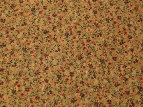 Deadstock Cork Leather Fabric Brown