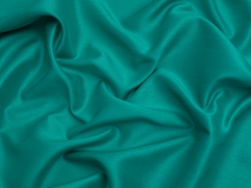 Minerva Core Range Shantung Dupion Fabric Peacock