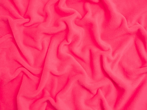 Minerva Core Range Polar Fleece Fabric Neon Pink