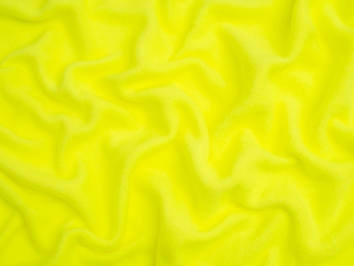 Minerva Core Range Polar Fleece Fabric Neon Yellow