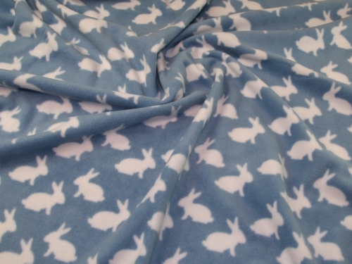 Polar Fleece Fabric Blue