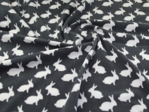 Polar Fleece Fabric Grey
