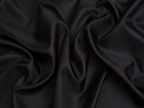 Minerva Core Range Recycled Polyester Twill Lining Fabric Black