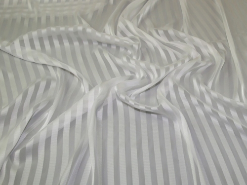 Charm Sheer Chiffon Fabric Ivory