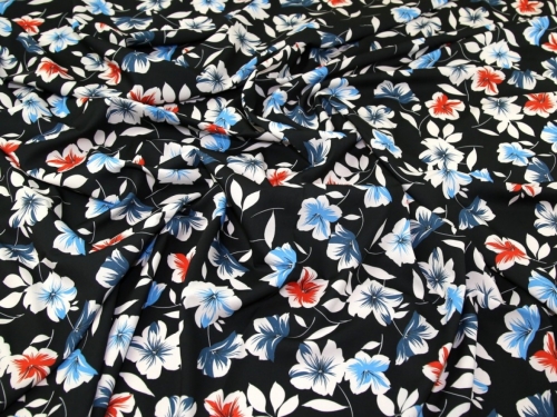 John Kaldor Hermione Crepe Fabric Blue