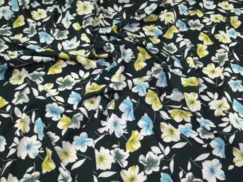 John Kaldor Hermione Crepe Fabric Green